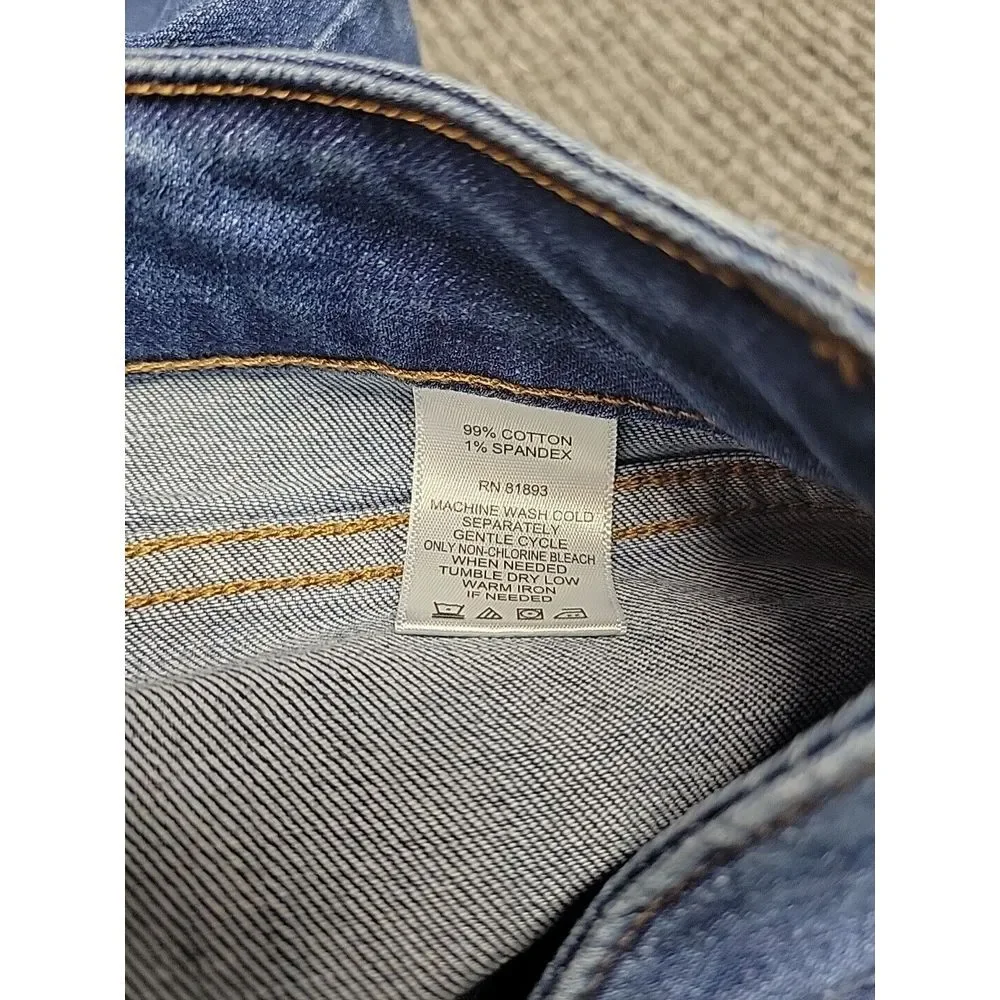 Womens‎ Size 16 Isaac Mizrahi  Blue Jeans - Picture 5 of 7